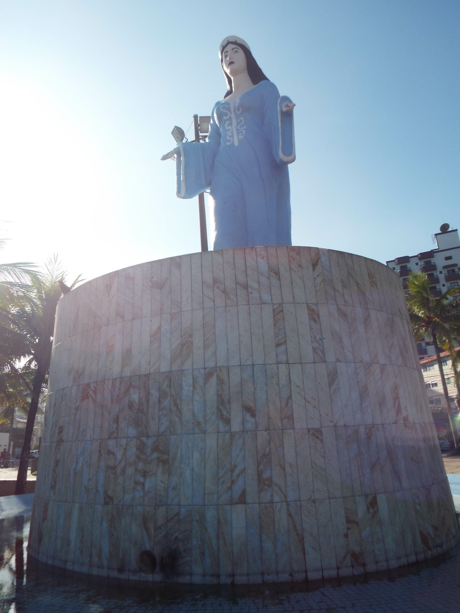 Fotos Estátua de Iemanjá Turismo Praia Grande